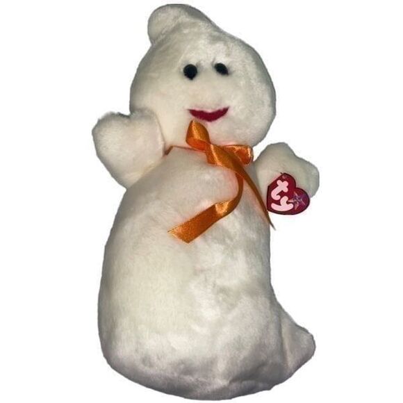 Ty Beanie Baby Ghost Stuff Animal - Picture 1 of 4